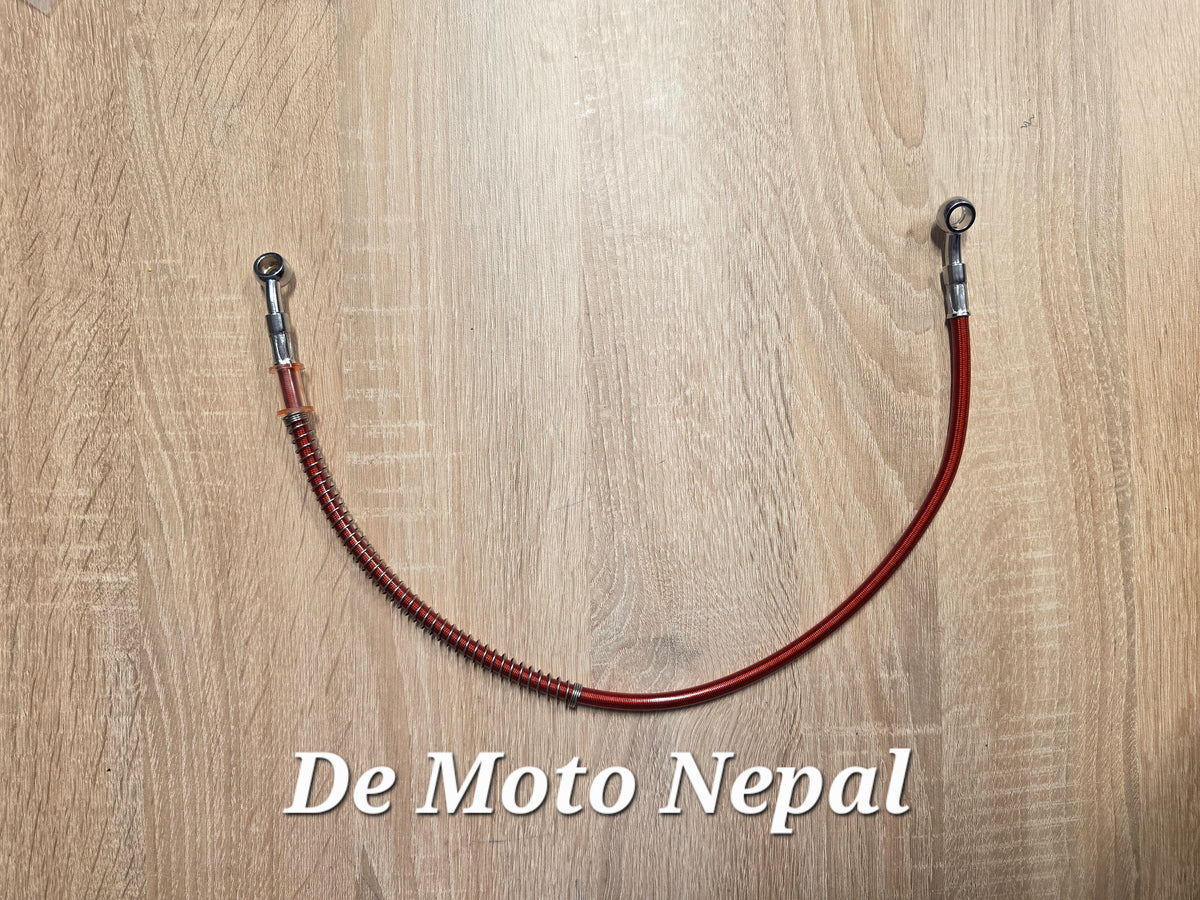 60 cm Brake Pipe ( Steel Braided Red )